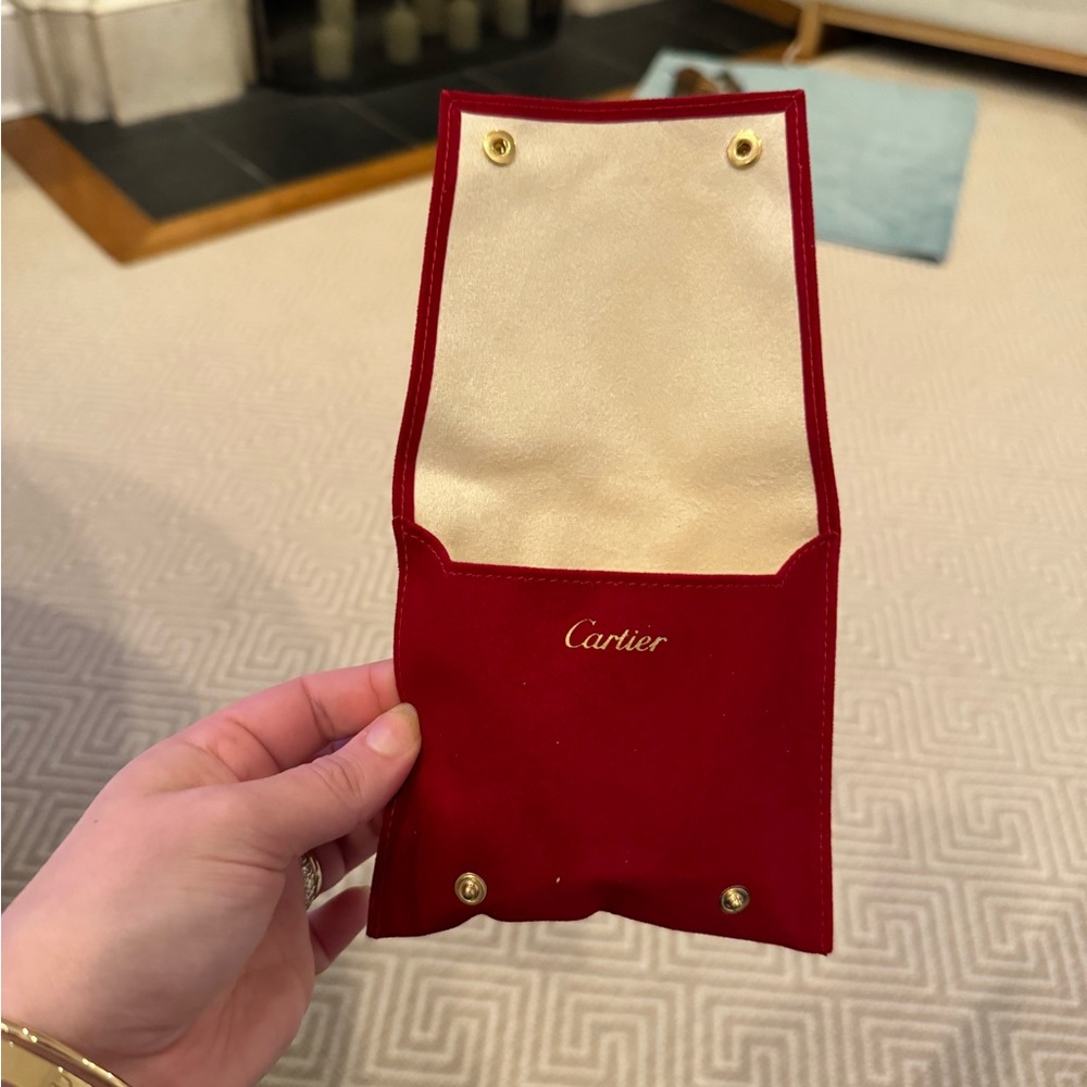 Cartier jewelry pouch for bracelets